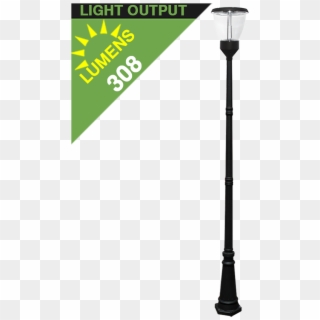 Po04 Solar Led Lamp Post Light With Standard Sectional - Solar Pole Lights Clipart
