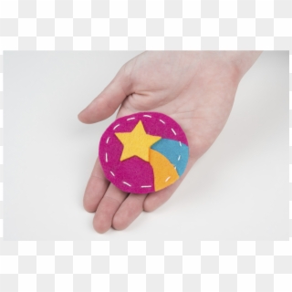 In This Project, We'll Create A Wearable Pin Using - Star Clipart