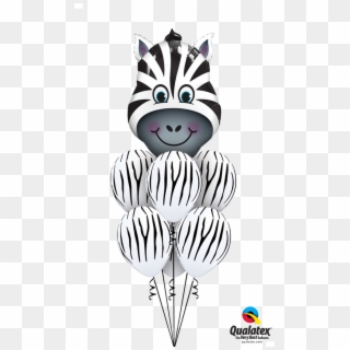 Separate Your Gift From The Herd With This Fun, Zebra - Ballon Zebre Clipart