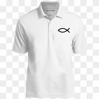 Christian Fish Png - White Polo T Shirt Png Clipart