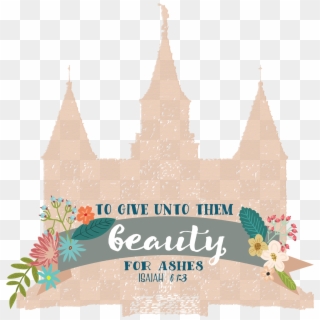 Beauty For Ashes - Provo City Center Temple Drawn Clipart