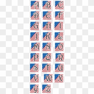 This Free Icons Png Design Of Patriotic Alphabet Using - Flag Clipart