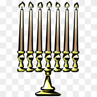 Clipart Royalty Free Library Jewish Menorah Candles - Png Download