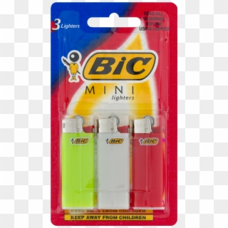 Bic Mini Lighter 3 Pack Clipart