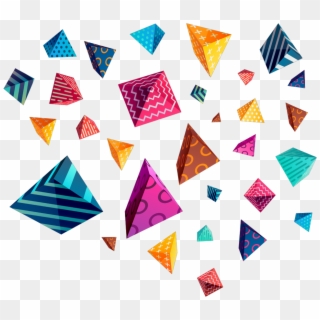 #pattern #patterns #geometric #triangles #pyramid #colorful - Geometry Clipart