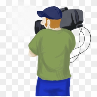 Cameraman - Cartoon Camera Man Png Clipart