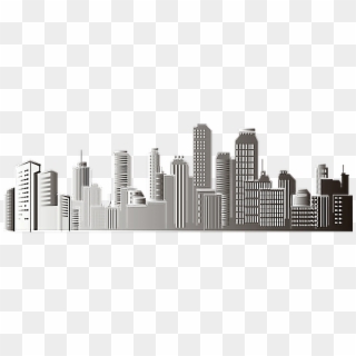#ftestickers #city #skyscraper #sky #urban #silhouette - Transparent Building Vector Png Clipart