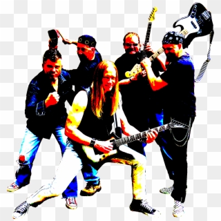 Band Photo Posterized Png - Illustration Clipart