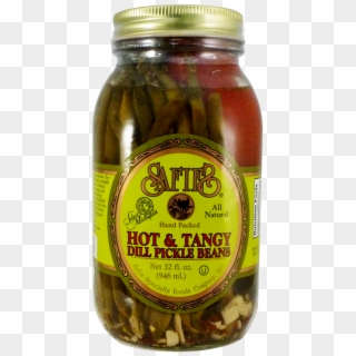 Hot & Tangy Dill Pickled Beans - Okra Clipart