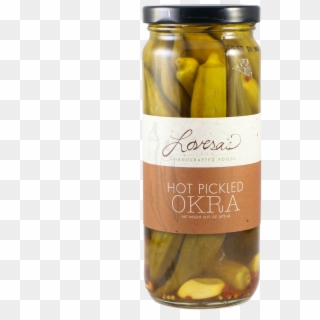 Hot Pickled Okra - Pickled Cucumber Clipart