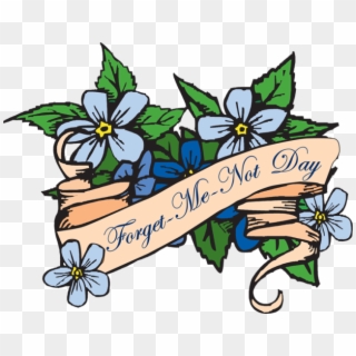 Forget Me Not Day - Forget Me Not Day Clipart - Png Download