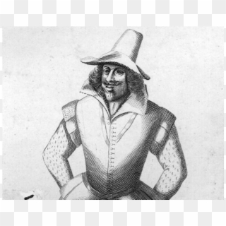 Drawing Of Guy Fawkes - Guy Fawkes Black And White Clipart