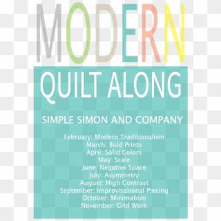 Modern Quilt Along-scale - Graphic Design Clipart