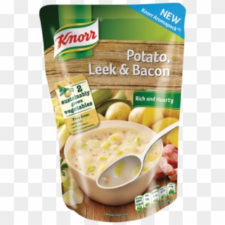 Knorr Potato Leek & Bacon Soup 390g - Knorr Wet Soups Clipart