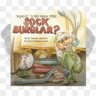 Have You Seen The Sock Burglar - Sock Monster Children's Book Clipart