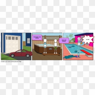 Cars Hot Tuds Poeple Water - Cartoon Clipart
