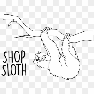 Shop Sloth - Drawing Of Rain Forest Animals Clipart