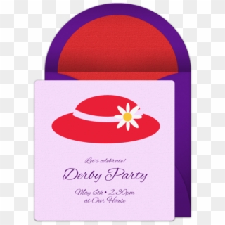 Fancy Hat Online Invitation - Illustration Clipart