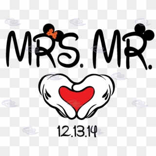 Excellent Mr Mrs With Mr Mrs - Mr & Mrs Disney Clipart