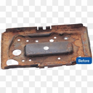 We Have Used An Acid Damaged And Rusty Battery Tray Clipart