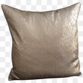 Grey Silver Gold Decorative Pillow Chairish - Cushion Clipart