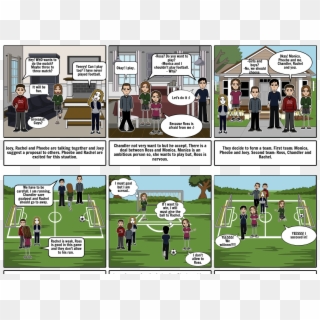 The One With The Football - Cartoon Clipart