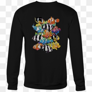 Crewneck Sweatshirt Family Of Clown Fish Swimming The - Tapety Na Telefon Za Darmo Clipart