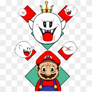 There's What I Ended Up With As Far As The Mario And - Cartoon Clipart