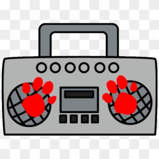 Tape Clipart Tape Player - Radio Clipart - Png Download