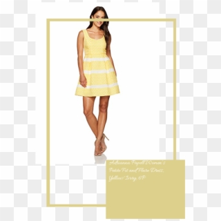 Adrianna Papell Women's Petite Fit And Flare Dress, - Day Dress Clipart