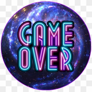 #game #gameover #over #gamer #girl #boy #people #galaxy - Circle Clipart