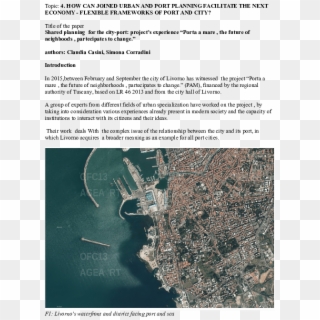 Shared Planning For The City-port - Aerial Photography Clipart