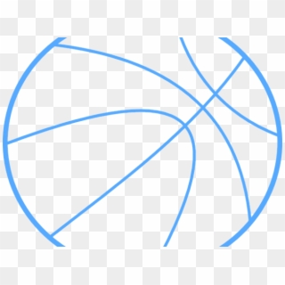 Basketball Clipart Clipart Outline - Blue Basketball Clipart - Png Download