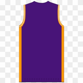 Basketball Clipart Purple - Jersey Basketball Back Png Transparent Png