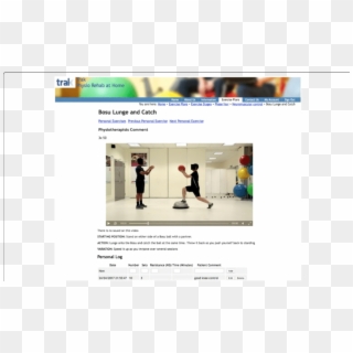 A Description Of A Neuromuscular Control Exercise In - Online Advertising Clipart