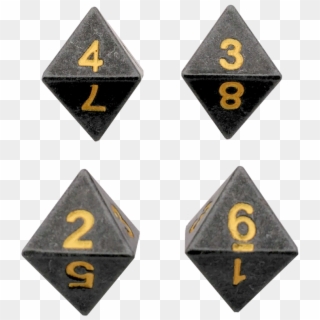 4 Pack Of D8 - Triangle Clipart