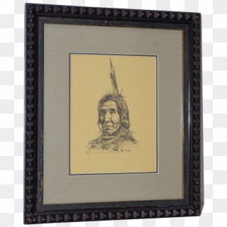 Western Drawing Pen And Ink - Picture Frame Clipart