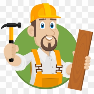 512 563 8954 - Construction Worker Cartoon Thumbs Up Clipart