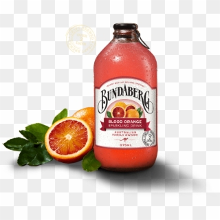 Blood Orange - Bundaberg Peach Sparkling Drink Clipart