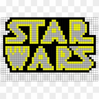 Pixel Art Star Wars Logo Clipart