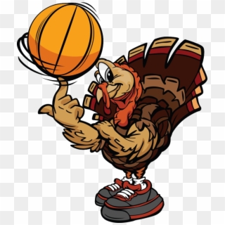 Athletic Turkey Png - Thanksgiving Basketball Clipart