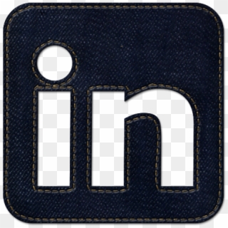Square, Linkedin, Logo, Jean, Social, Denim Icon - Icon Clipart