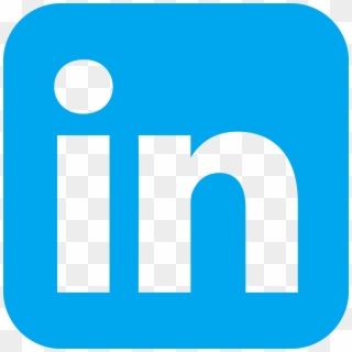 Linkedin Transparent Icon - Linked In Logo With White Background Clipart