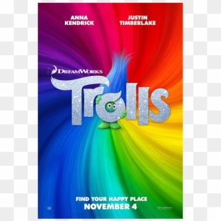 Egyptian Theatre Free Movie - Trolls Official Movie Poster Clipart