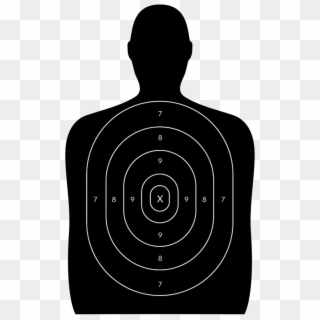 Shooting Target Png Picture - Shooting Range Target Clipart
