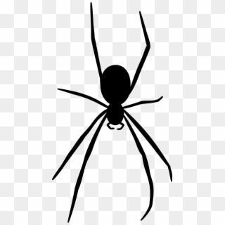 Black Spider Png Image Background - Spider Silhouette Png Clipart