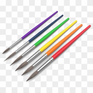 Paint Brush Png Picture - Colors Paint Brushes Png Clipart