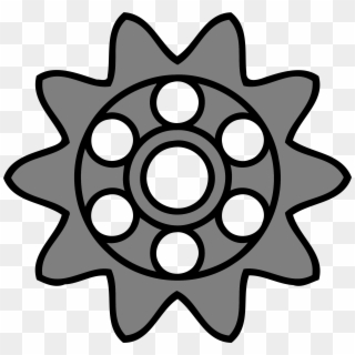 This Free Icons Png Design Of 10-tooth Gear With Circular Clipart