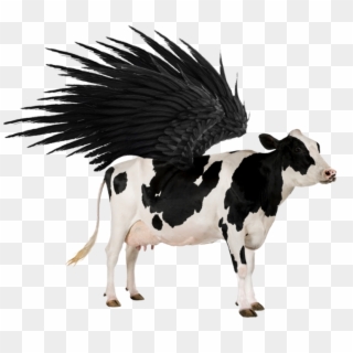 Flying Cow Png - Cow Walking On Two Feet Clipart