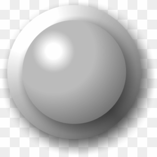 File - Bullet-grey - White Bullet Point Png Clipart